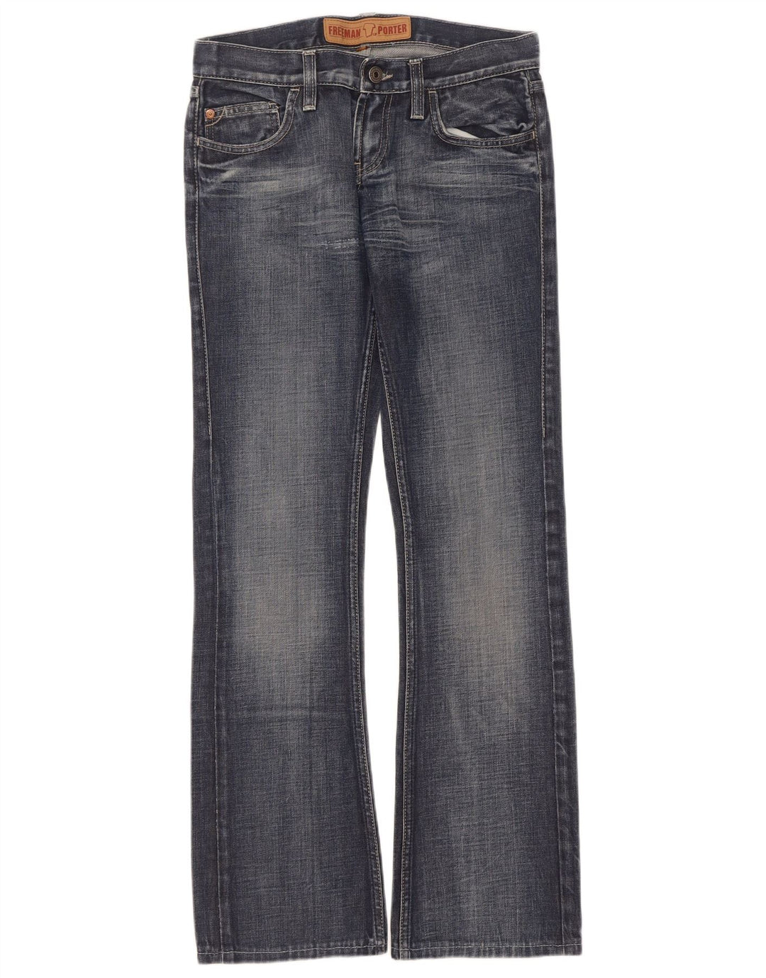 Freeman T. Porter Blugi Bootcut pentru femei W26 L31 Bumbac albastru