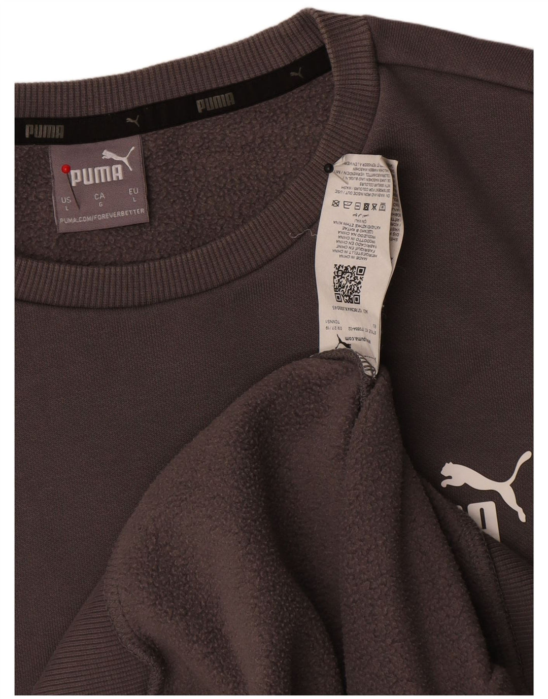 Hanorac pentru bărbați Puma Jumper mare, gri, bumbac