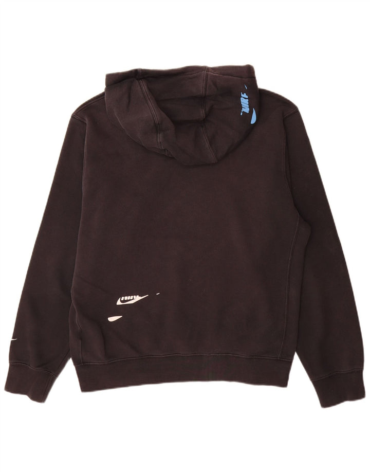 Pulover Nike pentru bărbați, bumbac mediu negru
