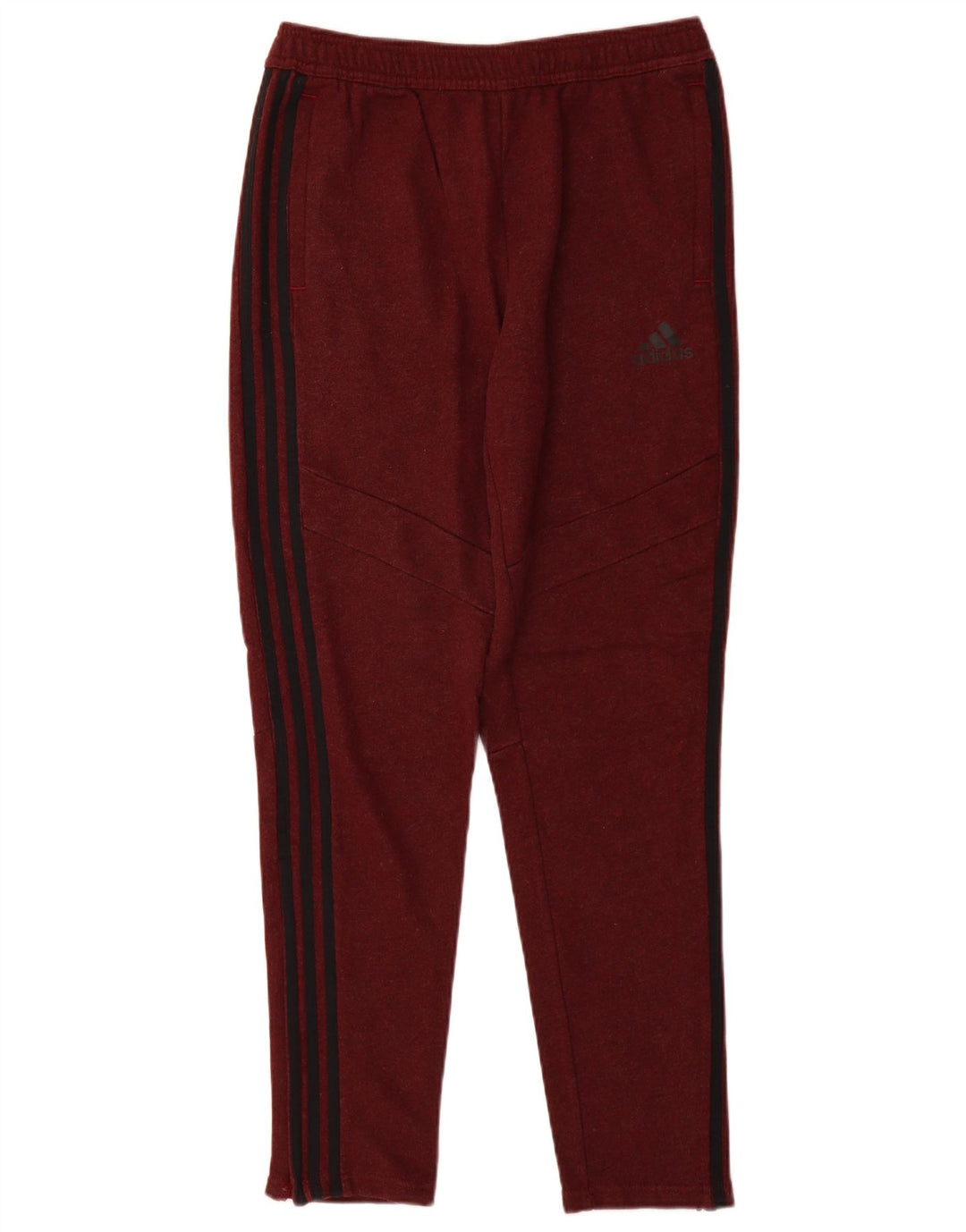 Pantaloni de trening ADIDAS pentru baieti 15-16 ani bumbac burgundy