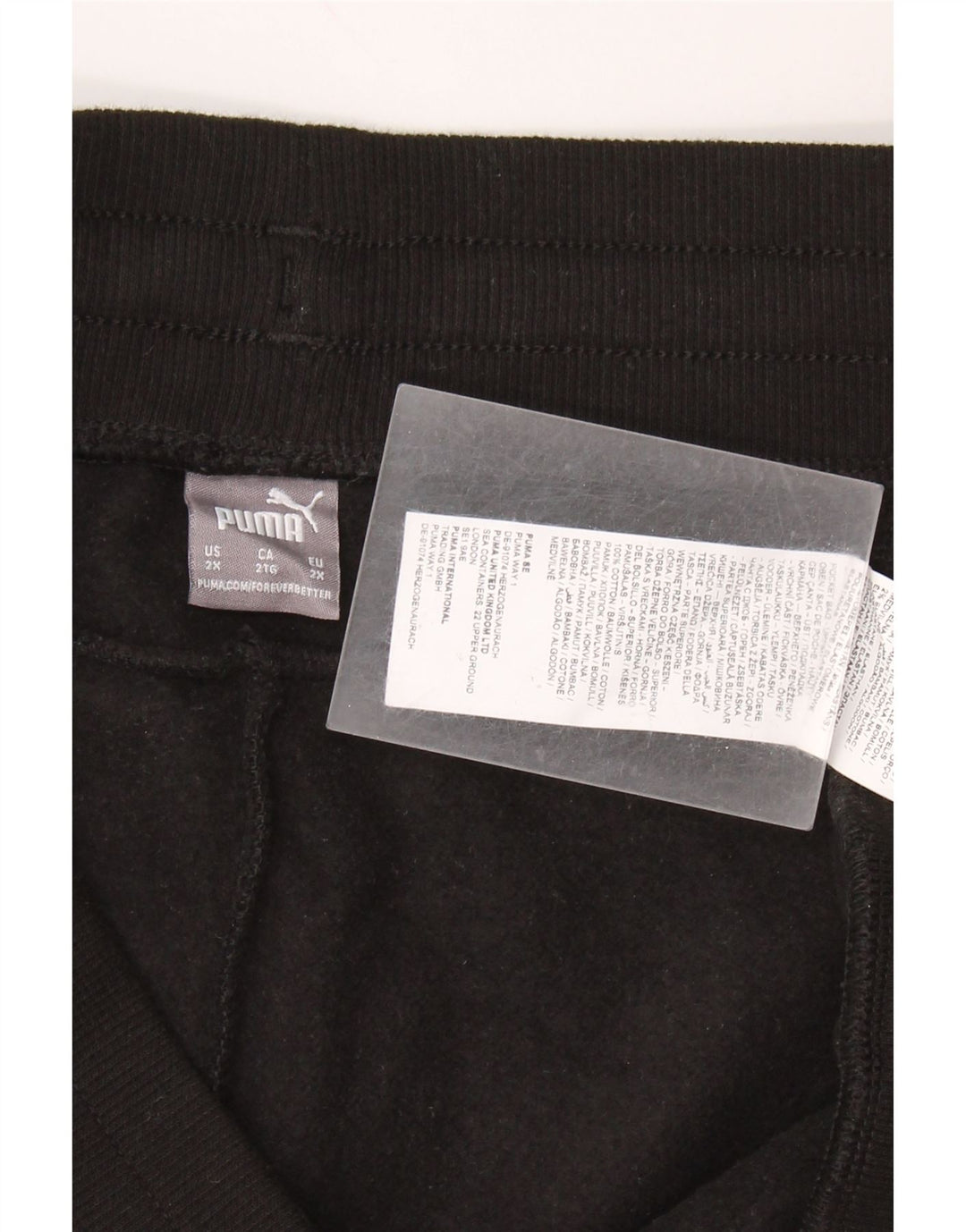 Pantaloni de trening PUMA pentru bărbați Pantaloni de jogging 2XL bumbac negru