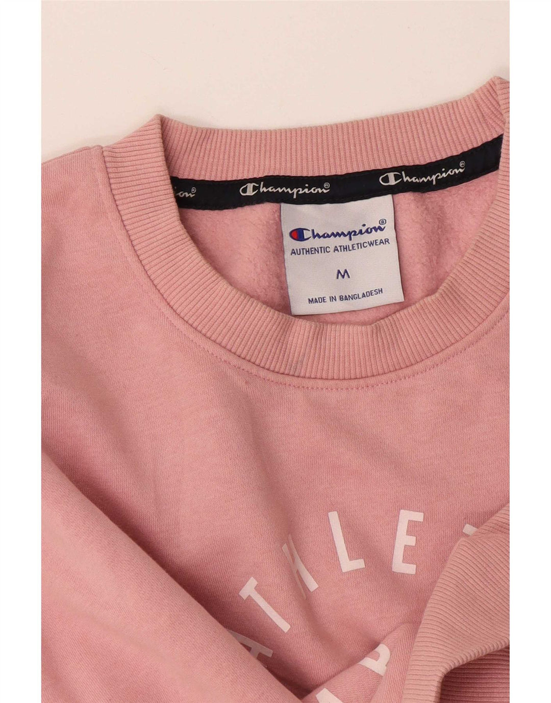 Pulover cu grafic pentru femei Champion UK 14 Bumbac roz mediu
