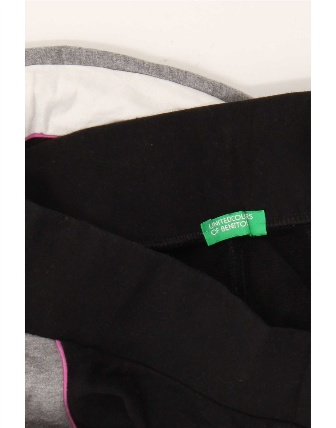Leggings grafic Benetton pentru femei UK 14 Medium Black Colorblock