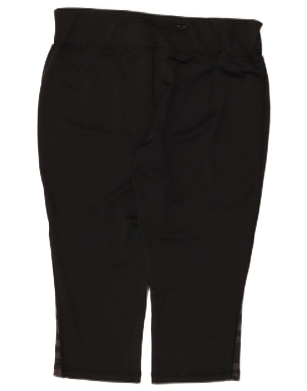 Leggings capri grafic Diadora pentru femei UK 14 mare negru geometric