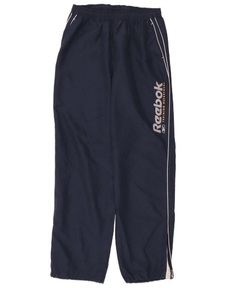 Pantaloni de trening grafic Reebok pentru bărbați, mari, albastru, poliester