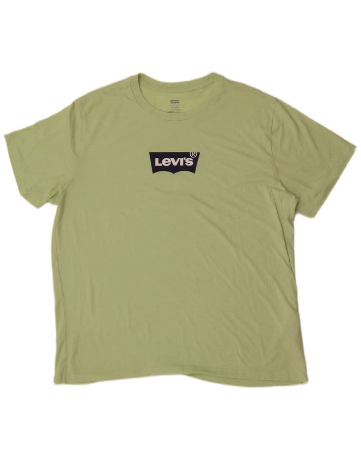 Tricou cu grafic standard Levi's pentru bărbați Top XL Poliester verde
