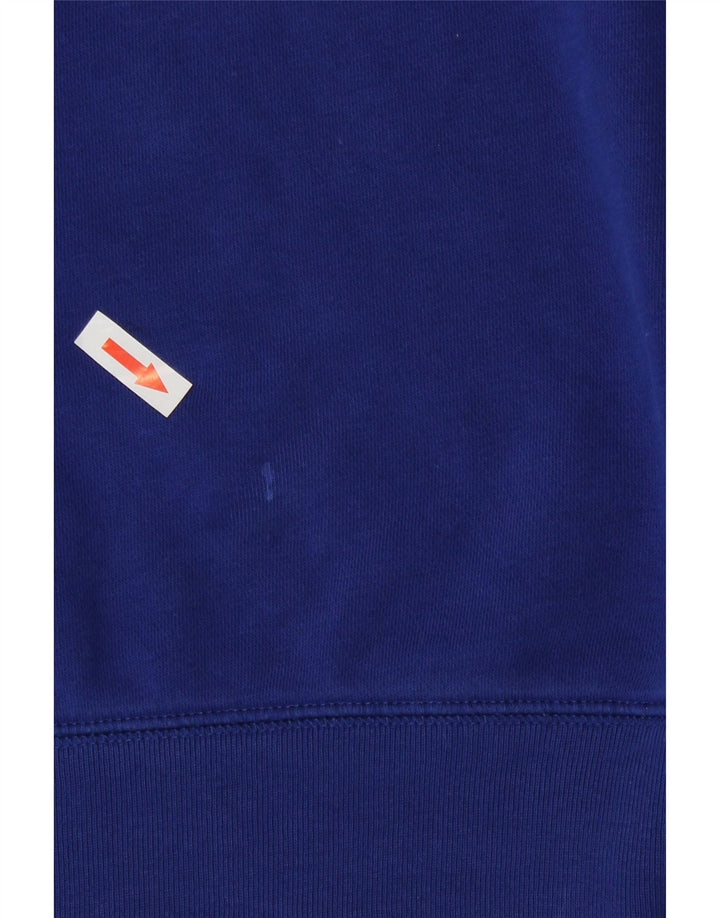 Pulover cu grafic pentru femei Gap UK 10 Bumbac albastru mic