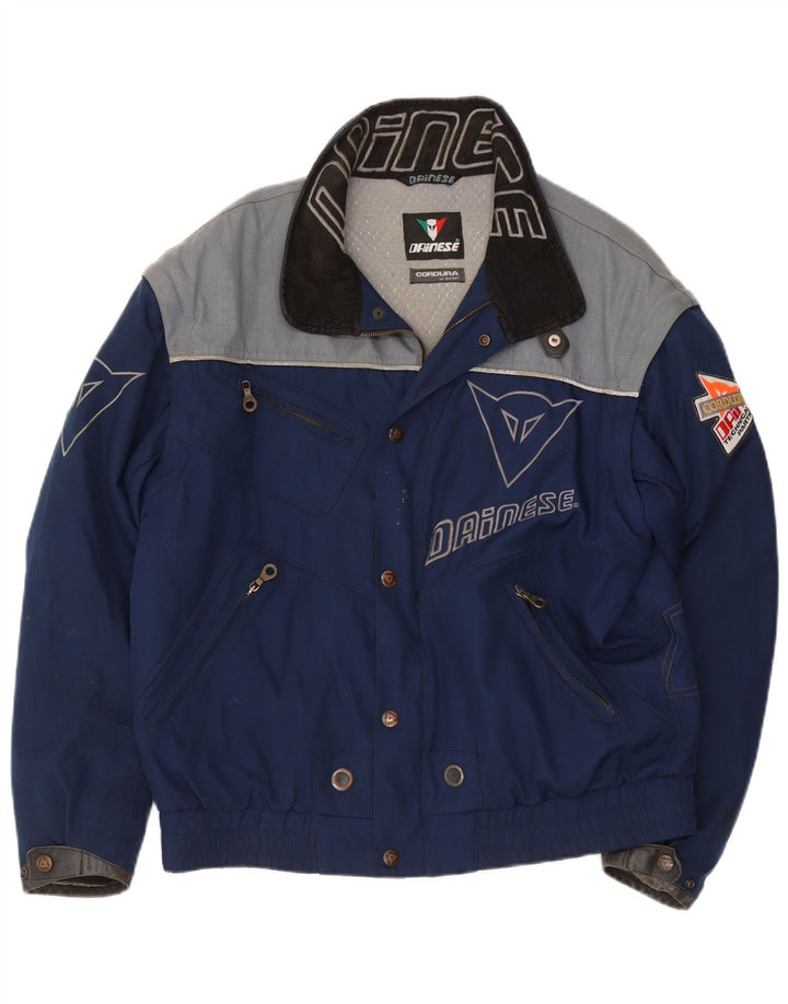 Jachetă Dainese Graphic Racer pentru bărbați Mărimea 54, mare, albastru bleumarin
