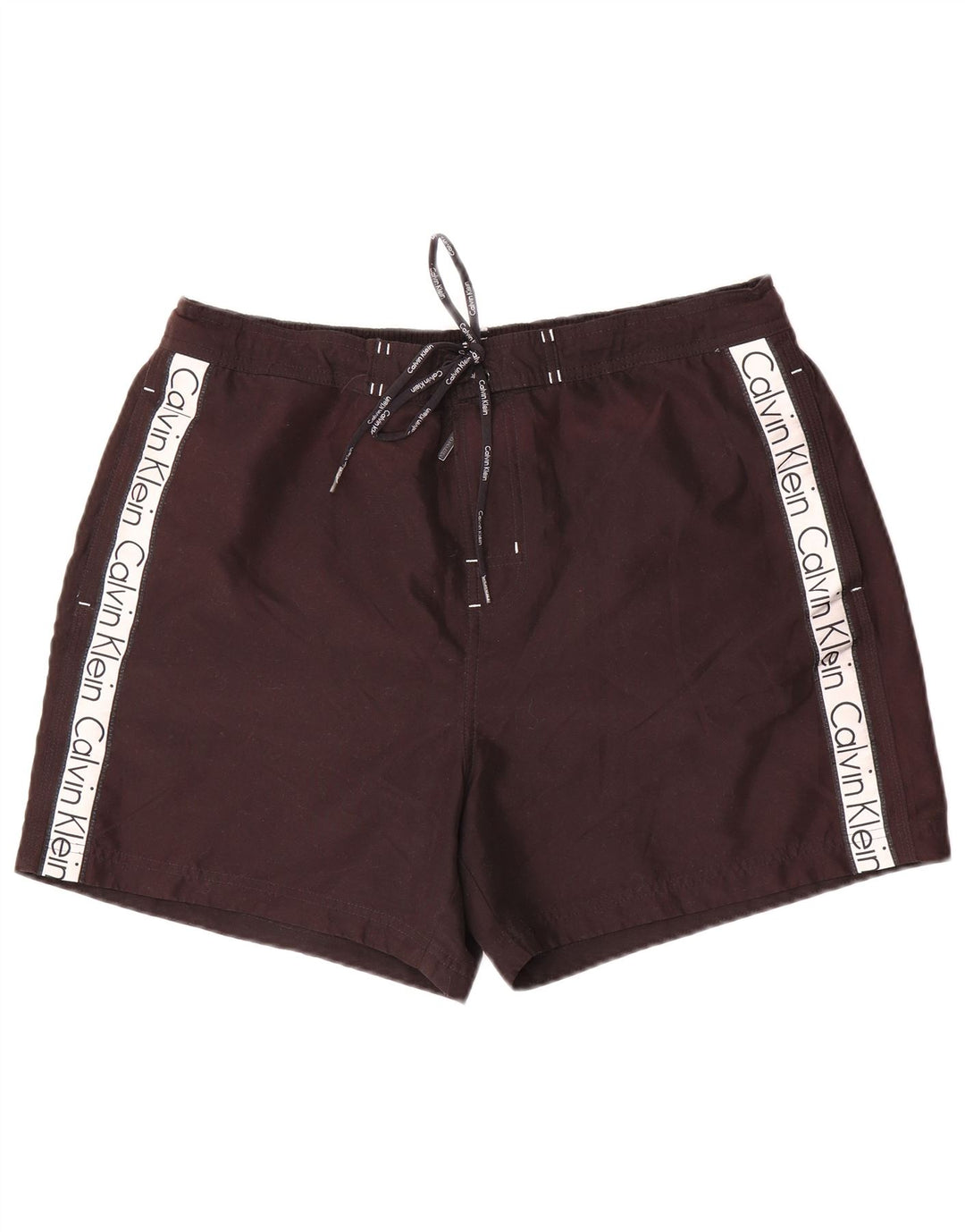 Pantaloni scurți de înot grafic Calvin Klein pentru bărbați XL poliester color bloc negru