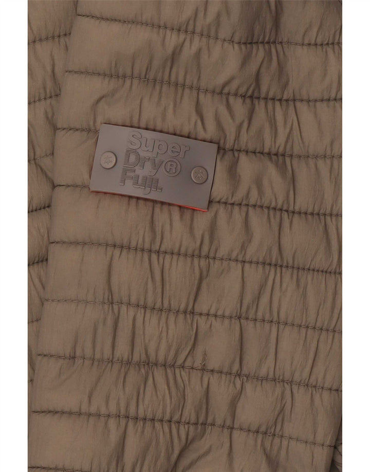 Jachetă căptușită Superdry pentru femei UK 6 XS Kaki Nylon