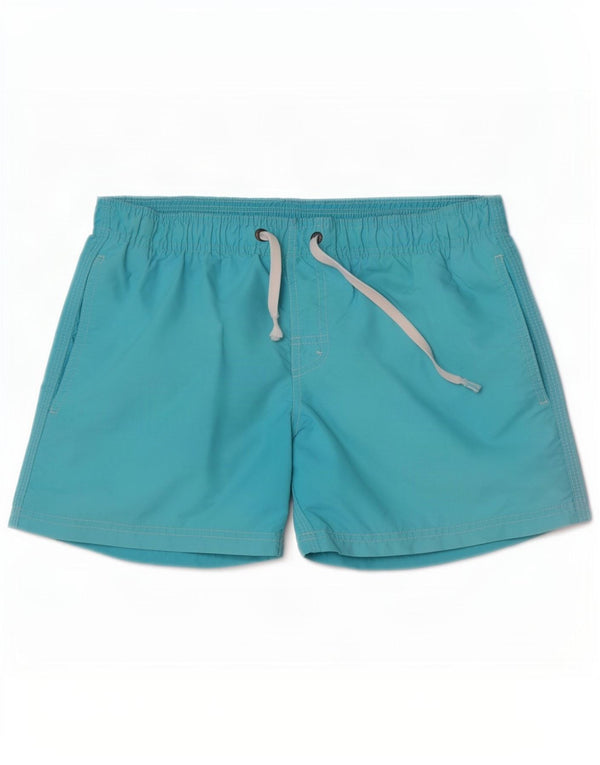 Sundek Pantaloni scurti de înot pentru femei UK 16 Large Blue Nylon