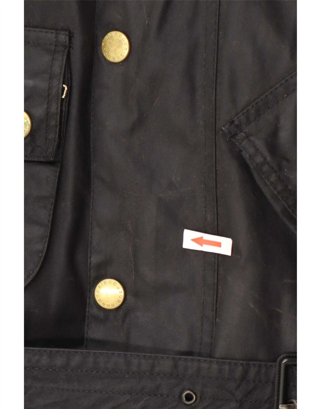 Jachetă pentru bărbați Barbour din bumbac cerat UK 42 XL Negru