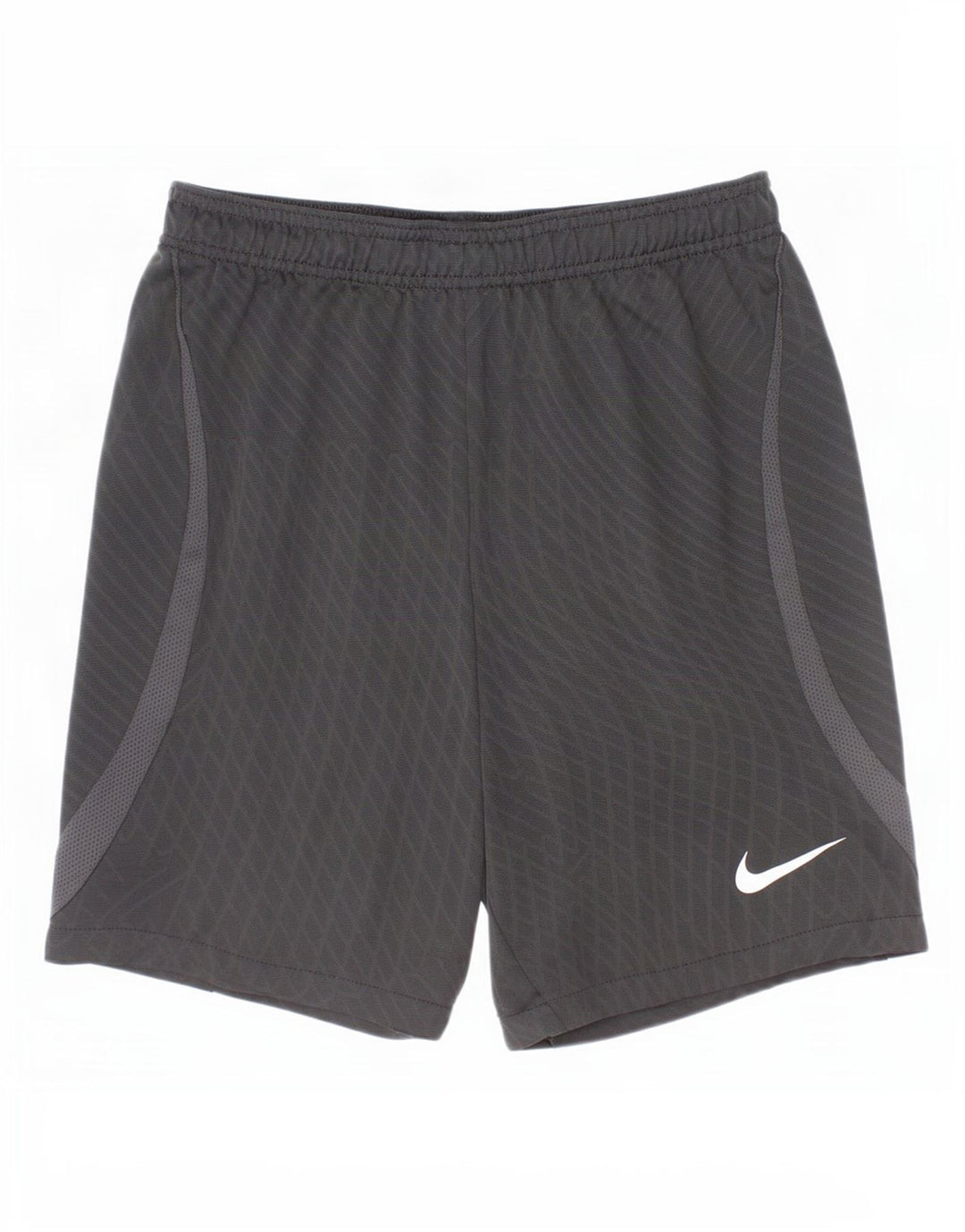 Pantaloni scurți sport Nike Dri Fit pentru băieți 12-13 ani, mari, poliester cu carouri negru