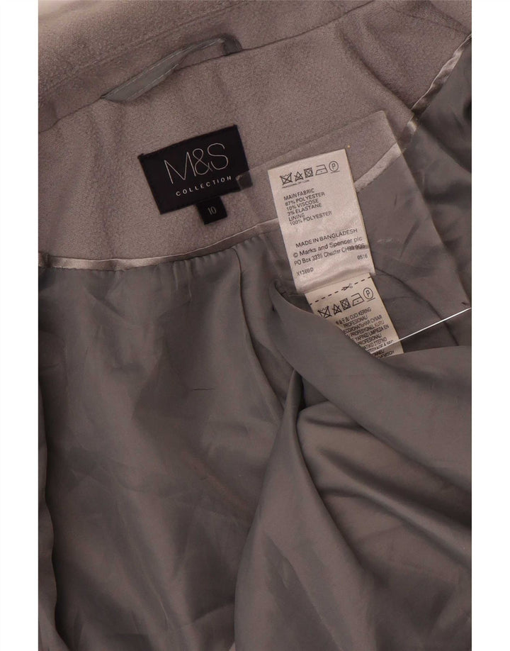 Palton deschis pentru femei Marks & Spencer UK 10, poliester mic, gri