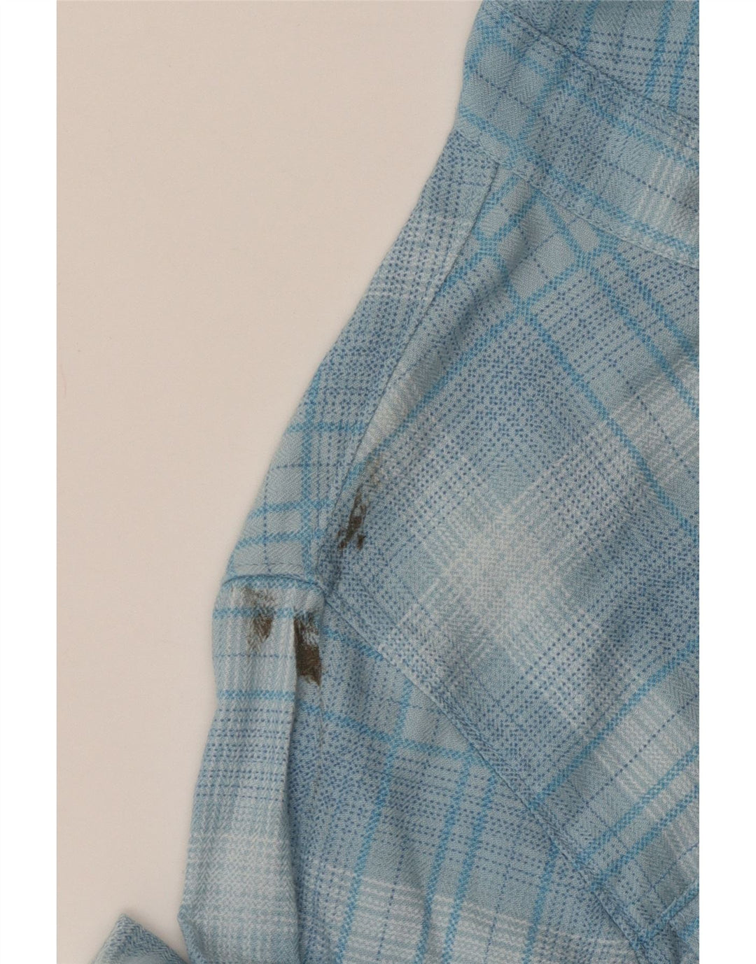 Cămașă de flanel cu glugă pentru bărbați Nike, bumbac cu carouri albastre mici