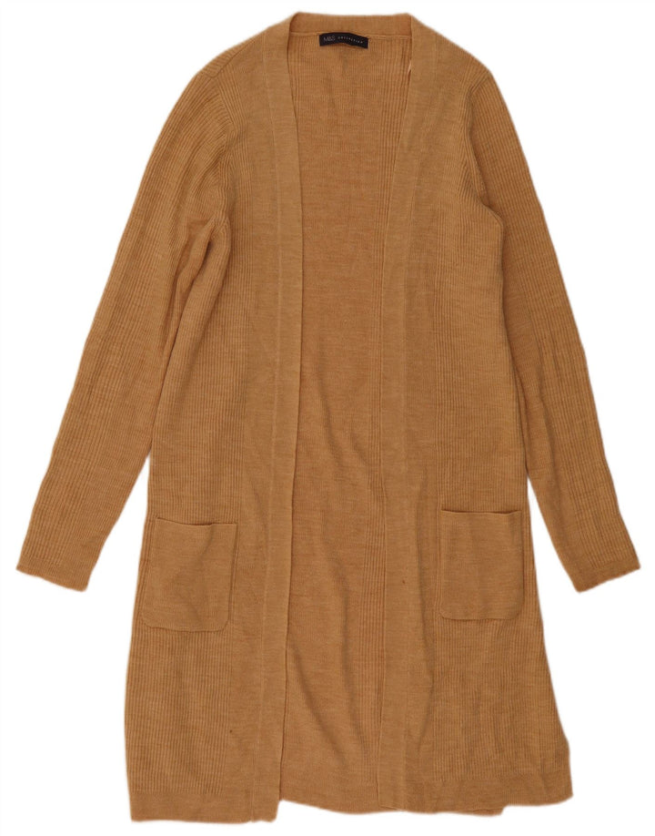 Pulover cardigan deschis pentru femei Marks & Spencer UK 14 Medium Bej