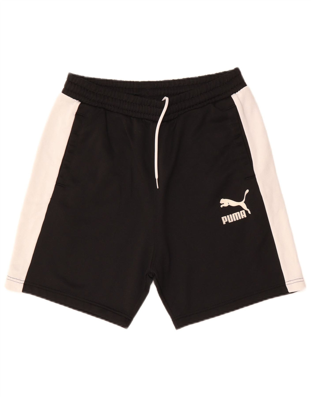 Pantaloni scurți sport PUMA pentru bărbați, negru mediu, poliester color bloc