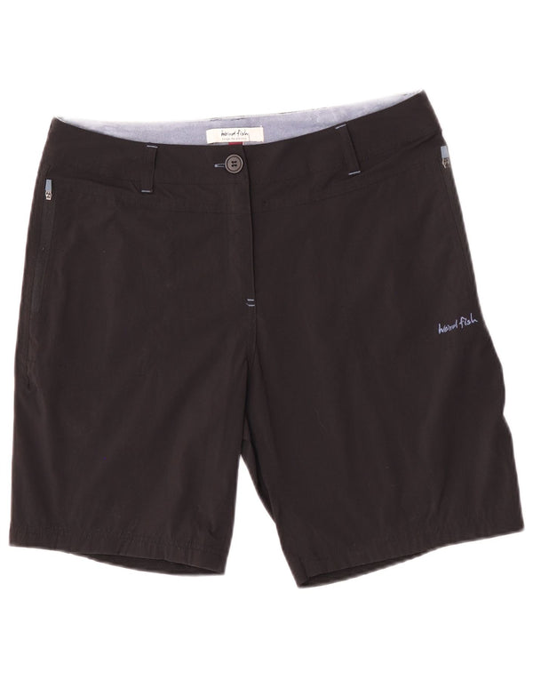 Weird Fish Pantaloni scurți de drumeție pentru femei UK 10 Small W30 Black