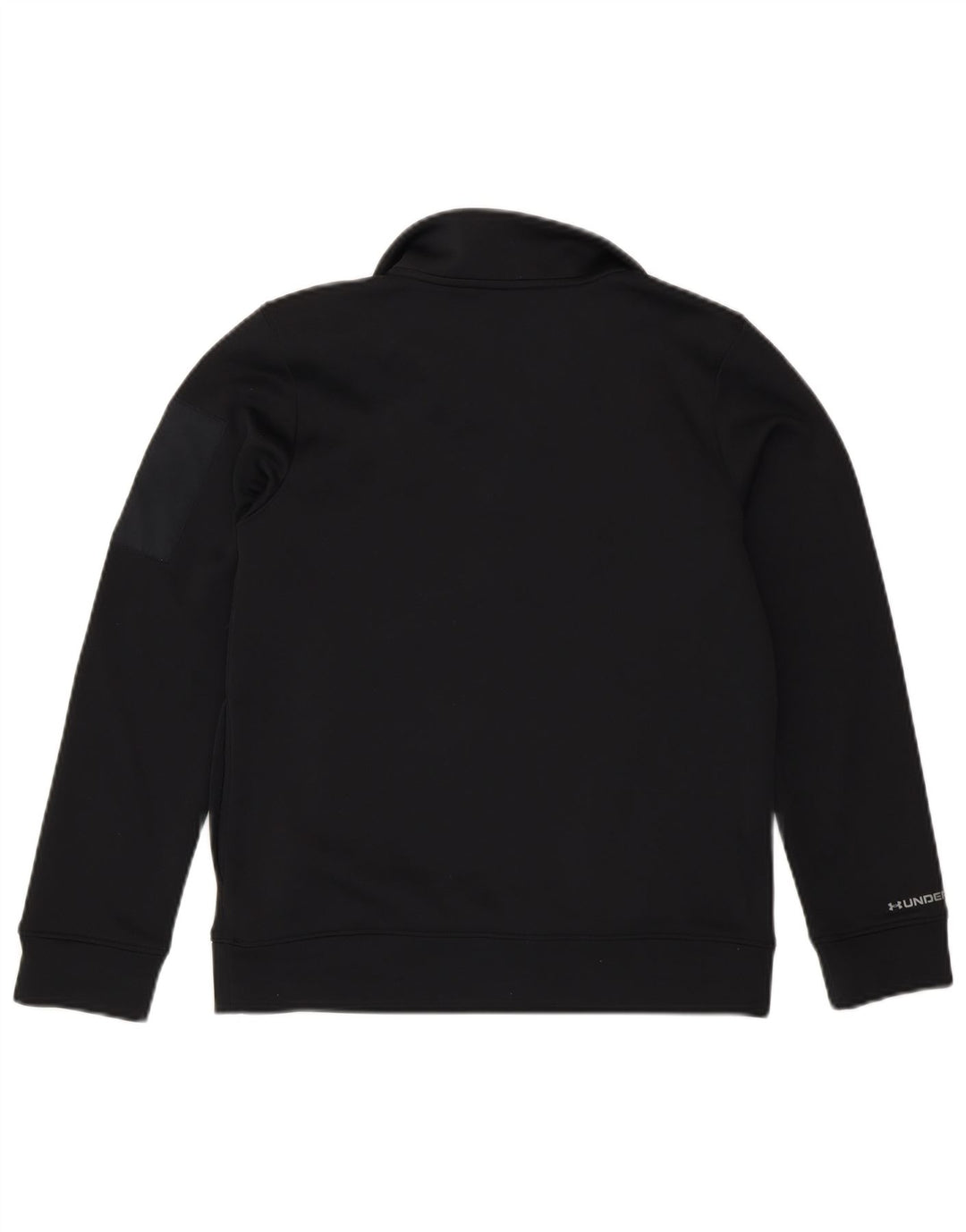 Pulover pentru băieți Under Armour, cu fermoar, cu gât, 9-10 ani, mediu negru