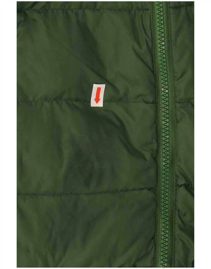 ASPESI Womens Padded Gilet UK 10 Small Green Polyamide