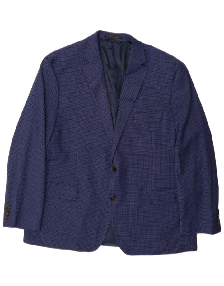 Jachetă pentru bărbați Ralph Lauren, cu 2 nasturi, UK 42 XL Blue Houndstooth