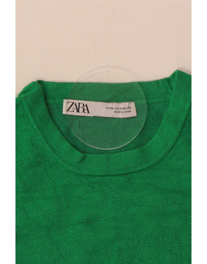 Bluză pentru femei Zara UK 12 verde mediu