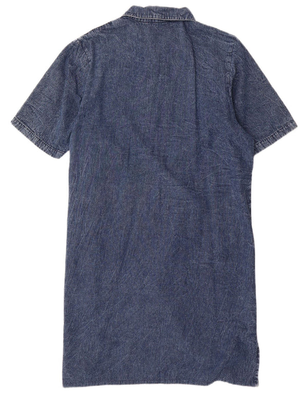 Rochie cămașă cu mânecă scurtă pentru femei Positano by Jean Paul UK 14 Medium Blue