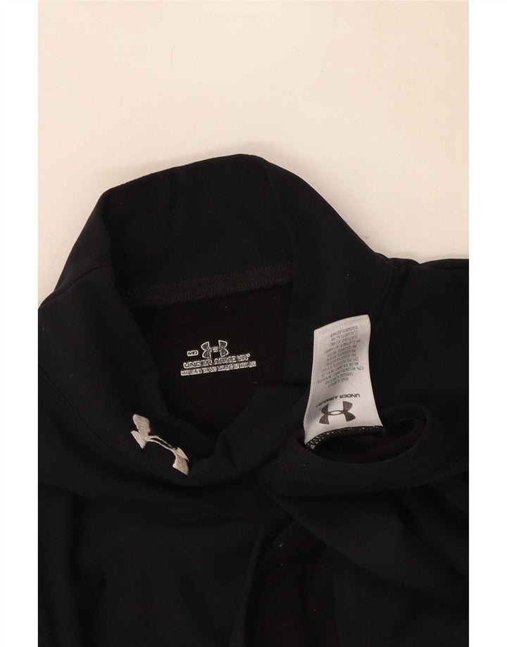 Top pentru bărbați Under Armour cu mânecă lungă, mediu negru, nailon