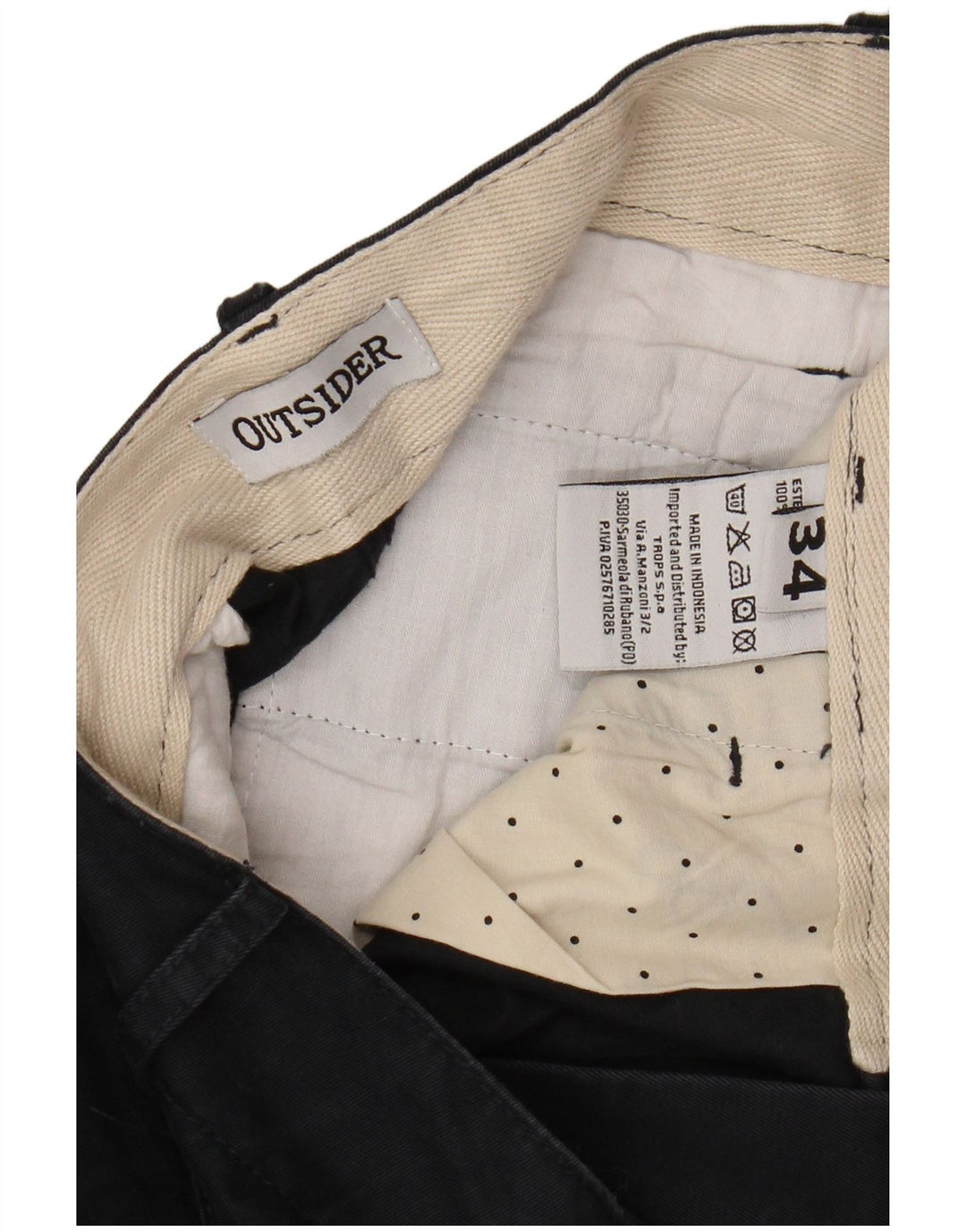 Pantaloni scurți cargo pentru bărbați OUTSIDER W34 mari, bumbac, albastru