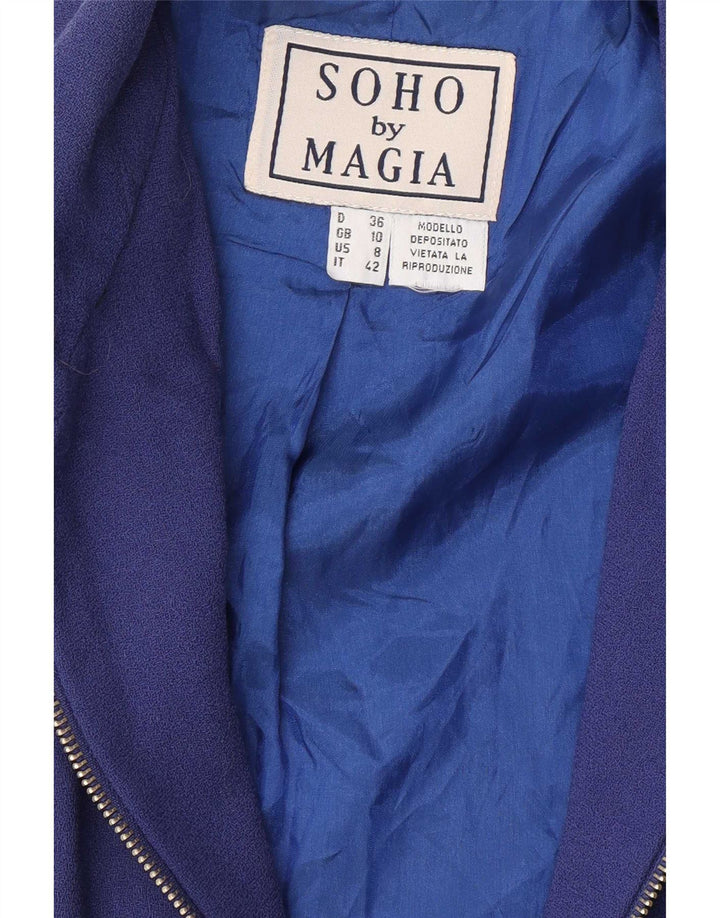 Jachetă Bomber Soho pentru femei Magia UK 10 Small Bleumarin
