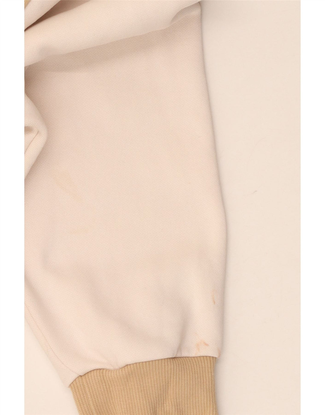 Jachetă de trening Puma pentru femei UK 14, bumbac color bloc de culoare, bej mediu
