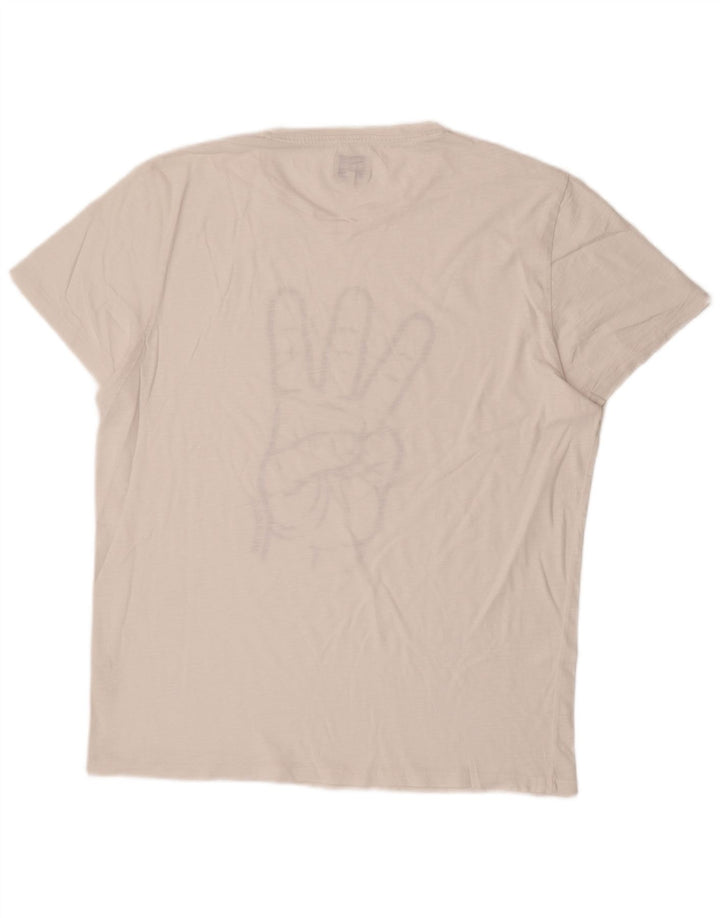 Tricou grafic pentru bărbați WRANGLER Top XL Alb