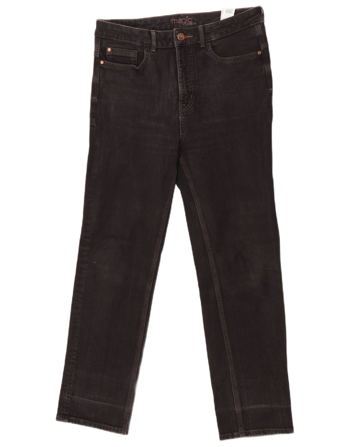 Blugi drepti pentru femei Marks & Spencer UK 12 Medium W32 L27 Bumbac negru
