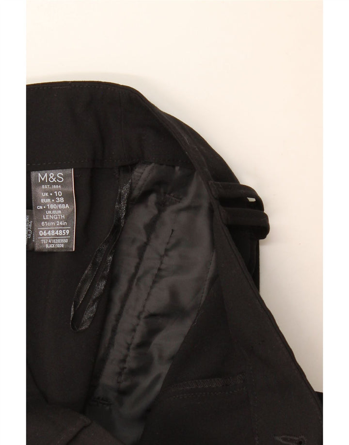 Fusta creion pentru femei Marks & Spencer UK 10 Small W30 Poliester negru