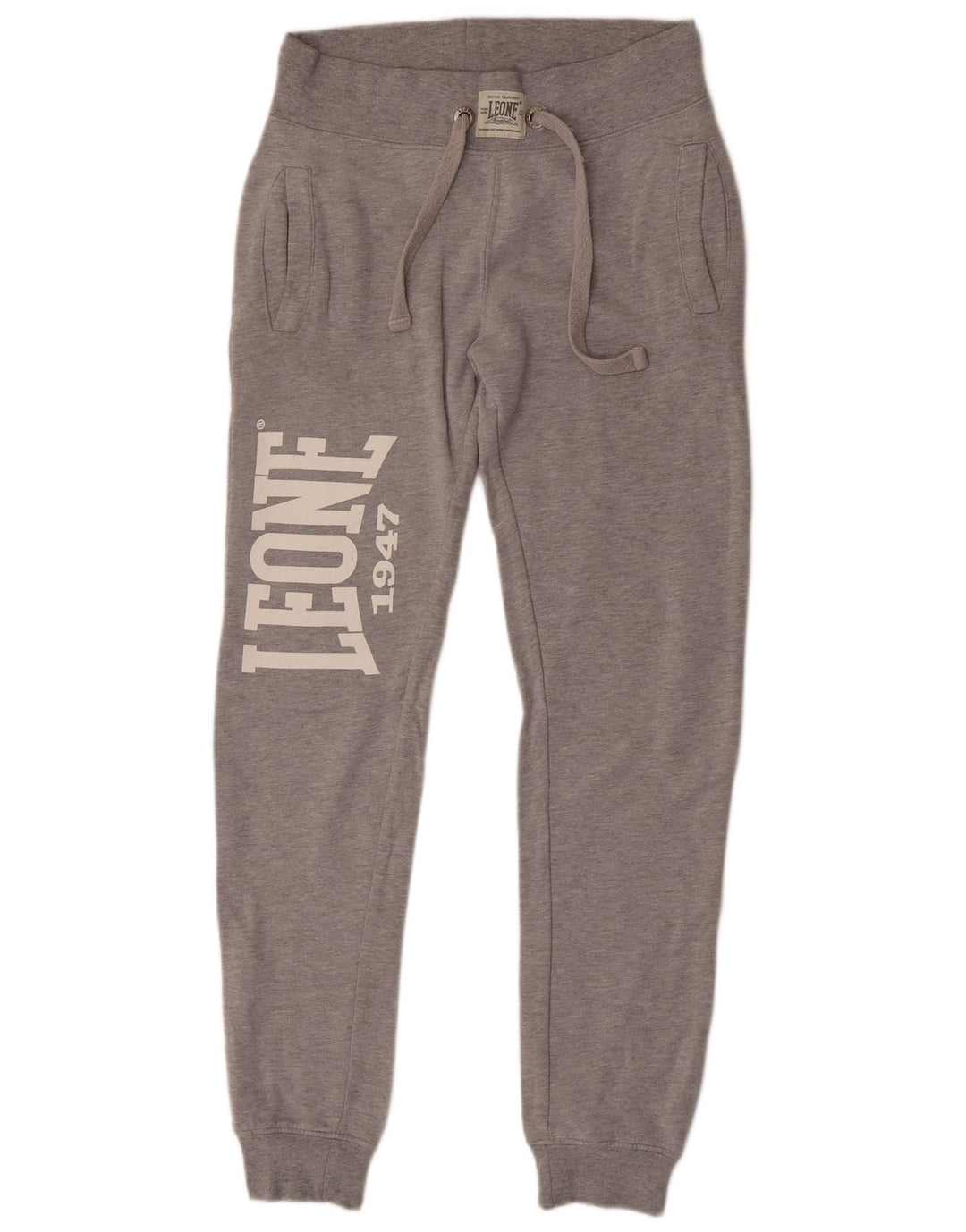 Pantaloni de trening cu grafică Leone pentru bărbați Pantaloni de jogging mici, gri, pete