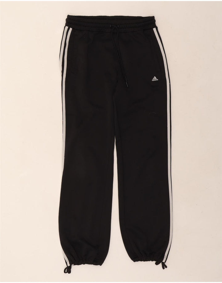 Pantaloni de trening Adidas pentru femei Joggeri UK 12 Poliester mediu negru