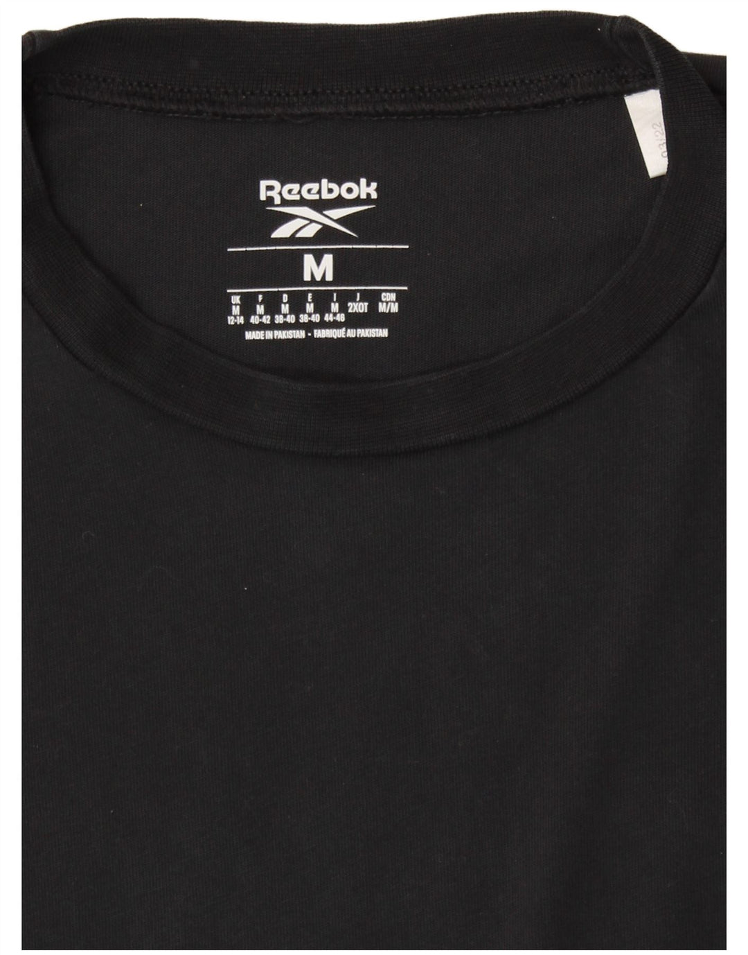 Tricou grafic supradimensionat pentru femei REEBOK UK 12/14 Medium Negru
