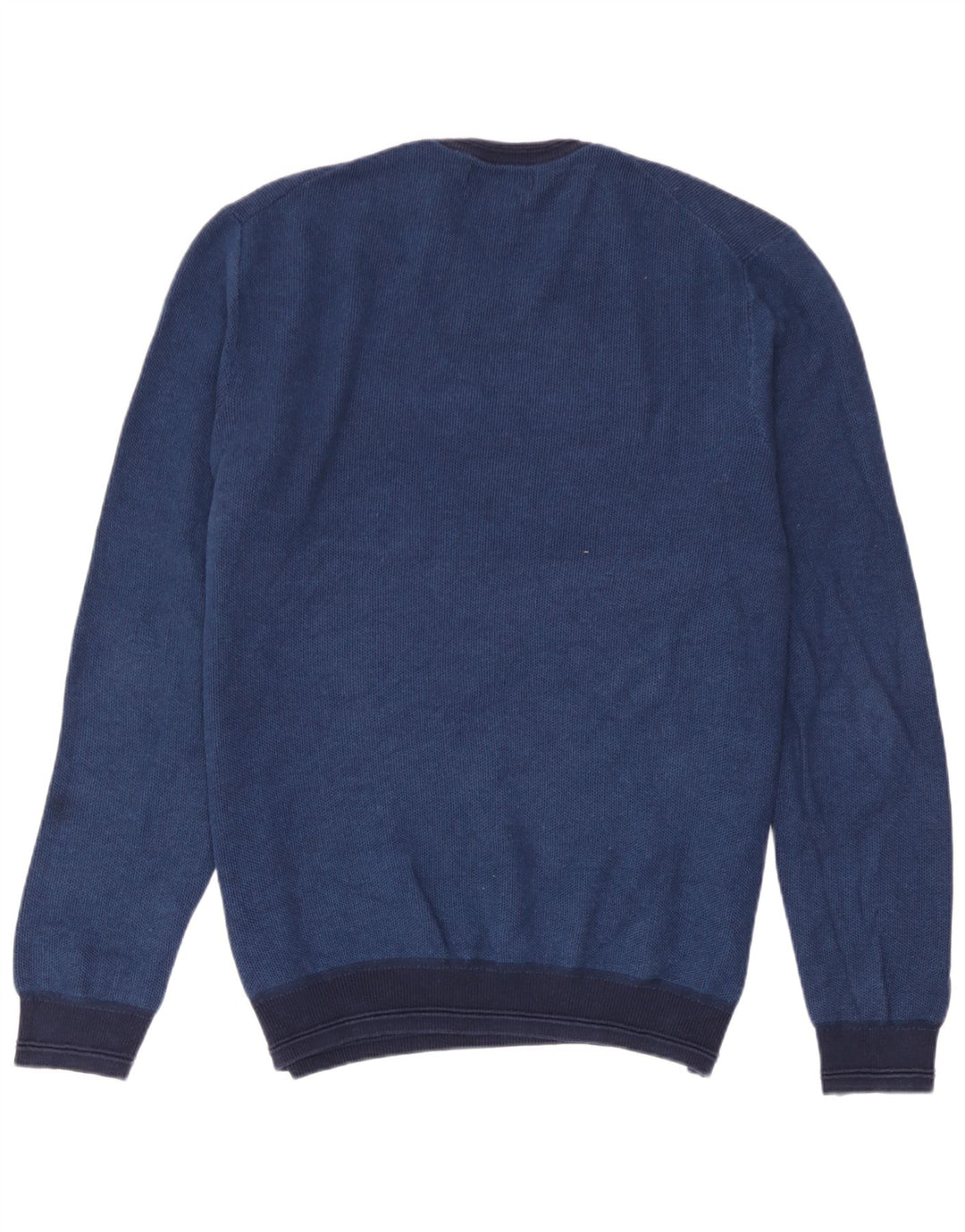 Pulover pentru bărbați Marks & Spencer, cu gât crew, XL, bumbac, albastru
