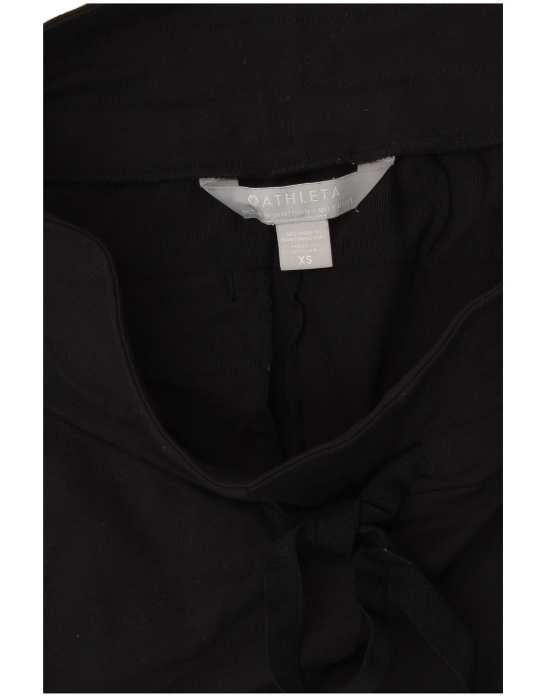 Pantaloni de trening ATHLETA pentru femei UK 6 XS Nylon negru