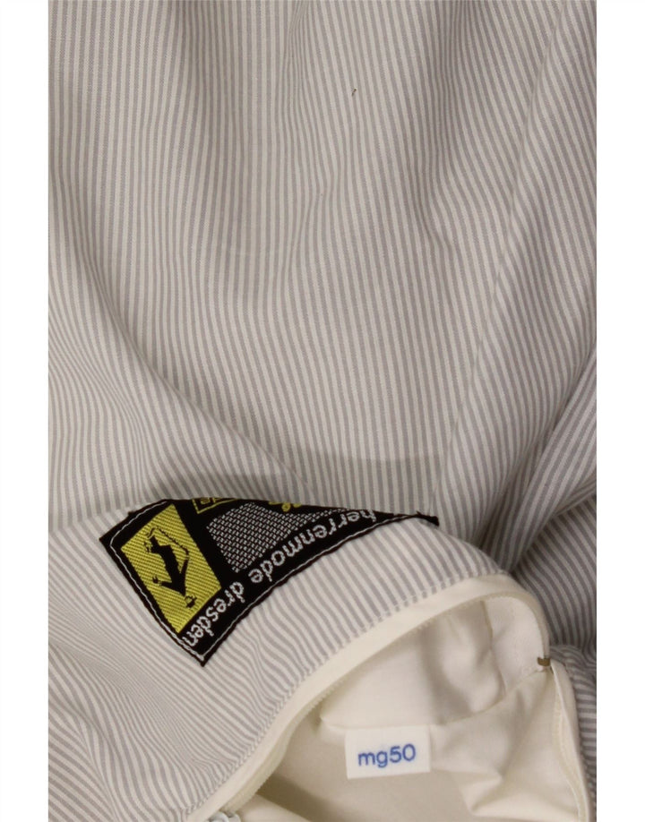 VINTAGE Mens Bomber Jacket IT 50 Large White