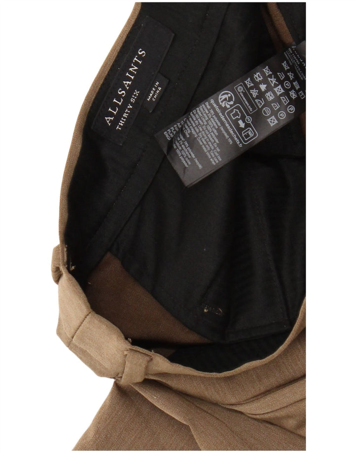 Pantaloni slim pentru bărbați All Saints L36 L30 poliester bej