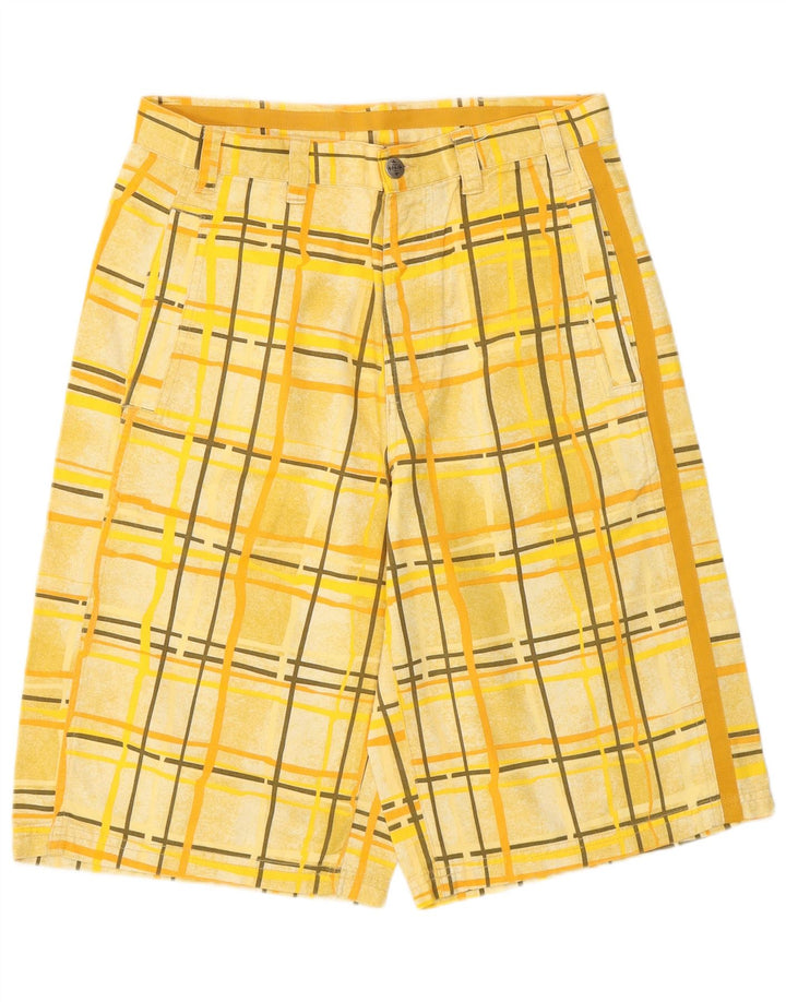 Pantaloni scurți chino pentru bărbați Oxbow Medium W30 Yellow Check