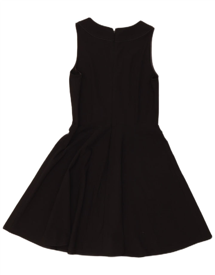 Rochie A-Line Oasis pentru femei fără mâneci UK 12 Poliester mediu negru