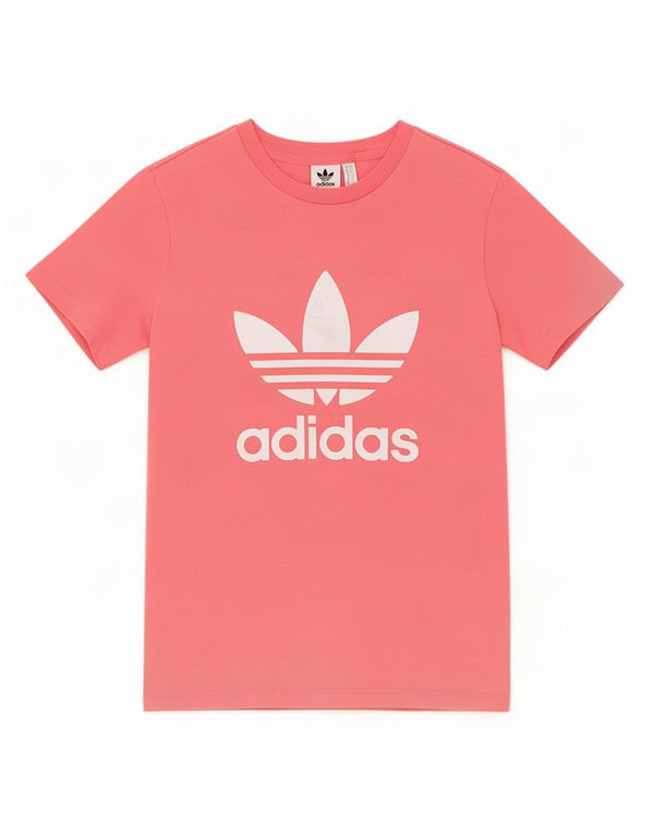 Tricou grafic Adidas pentru femei Top UK 12 Medium Pink Bumbac