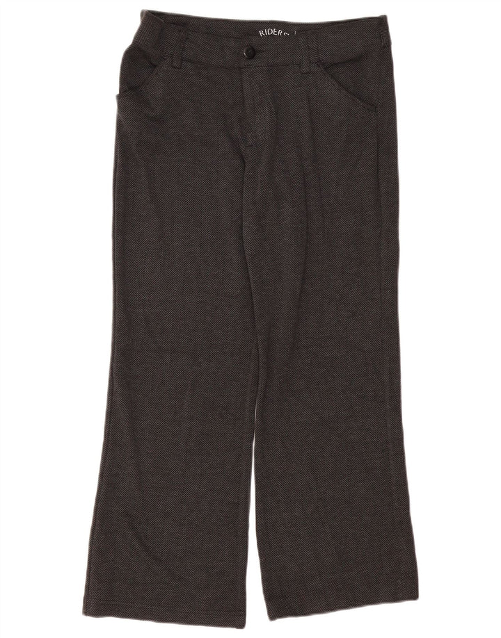 Pantaloni cropped LEE Riders Bootcut pentru femei W32 L25 Gri Herringbone