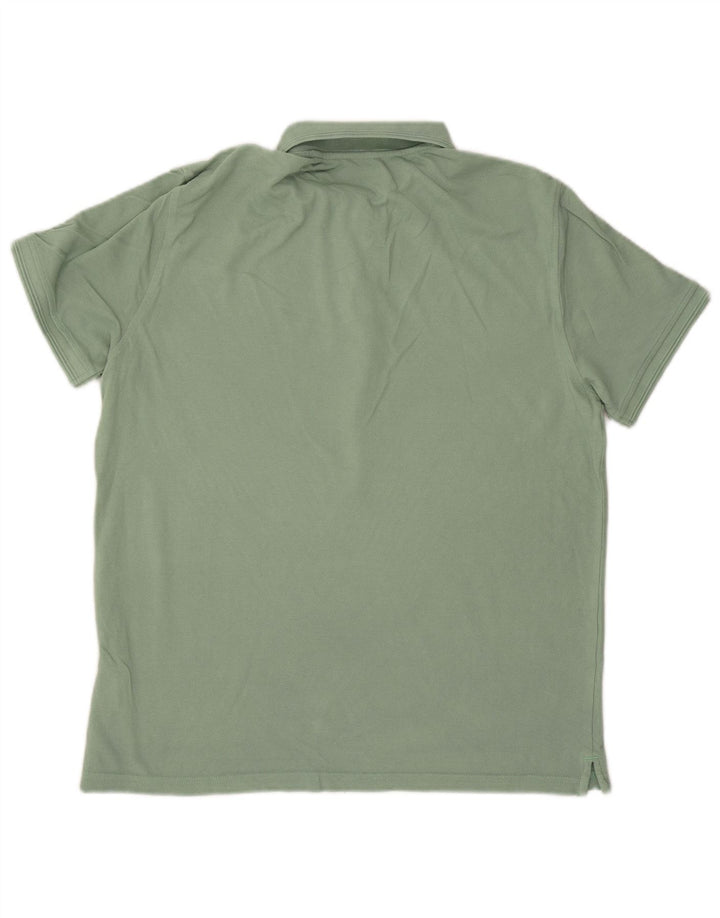 Tricou polo pentru bărbați MASSIMO DUTTI, bumbac verde mare