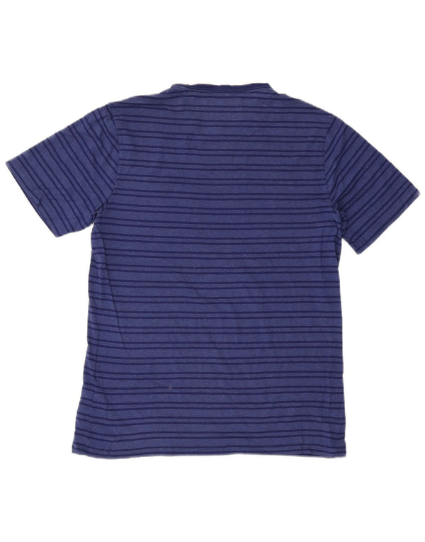 Tricou pentru bărbați Barbour Tailored Fit Top mare, cu dungi albastre, viscoză