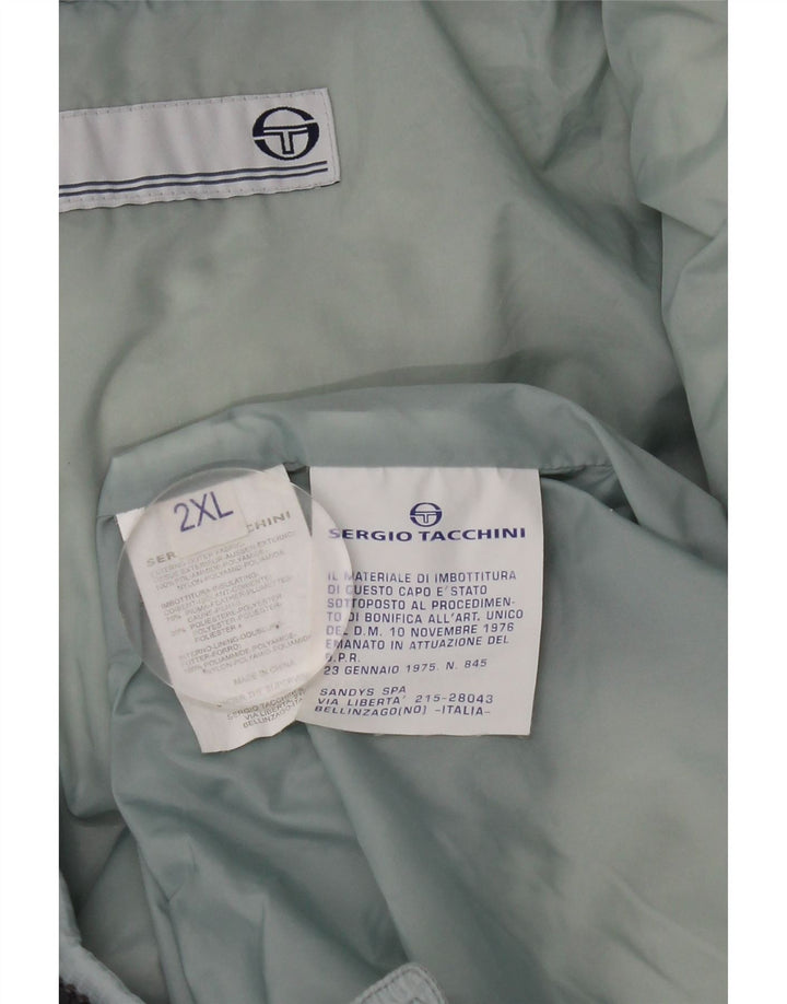 Jachetă căptușită pentru bărbați Sergio Tacchini UK 44 2XL Albastru Poliamidă