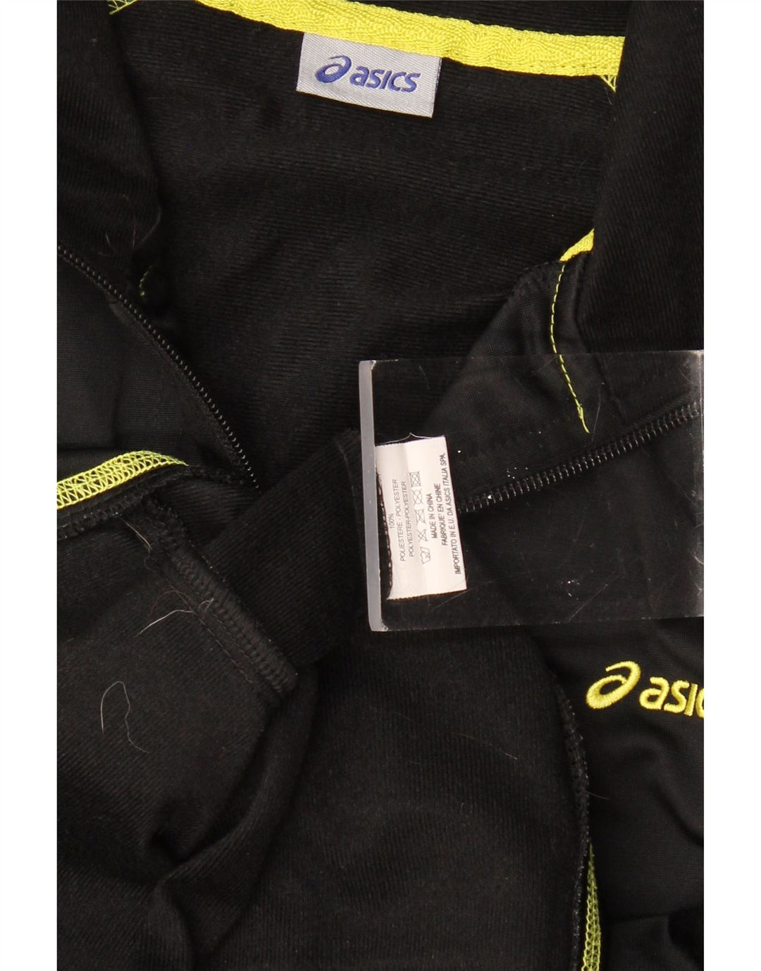 Jachetă de trening pentru femei ASICS UK 12 Poliester mediu negru