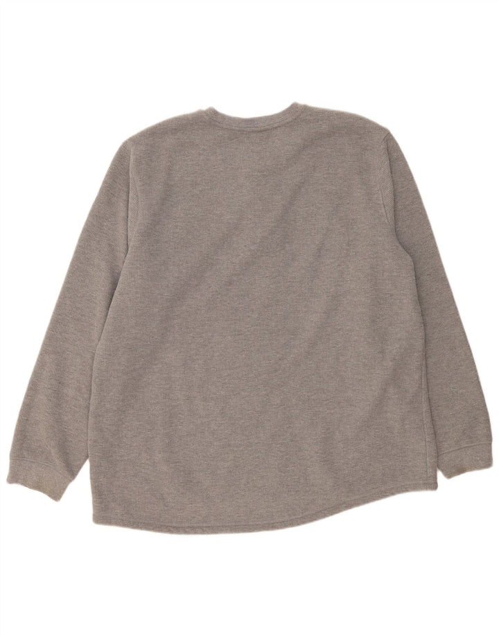 Hanorac Lee pentru bărbați, cu formă regulată, pulover 2XL, bumbac gri